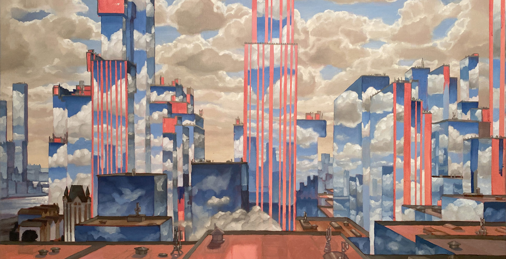 Solko Schalm The City of Clouds Painting